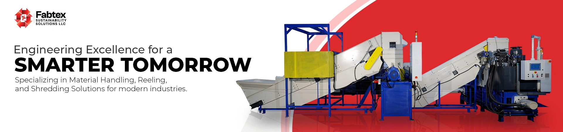 Heavy duty industrial balers and shredders for waste management