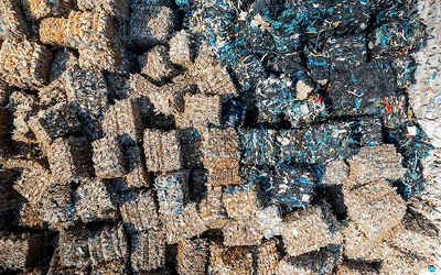 Hydraulic Waste Baling Machine