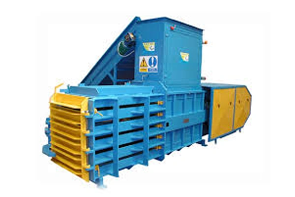 Semi automatic baling machine for industrial waste compaction